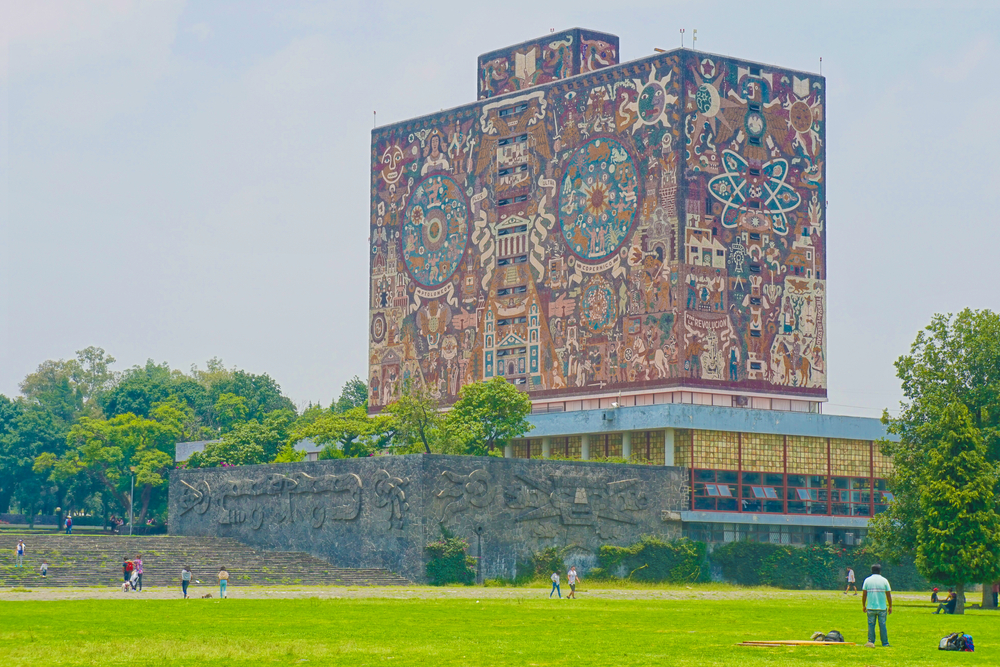 Campus de Ciudad Universitaria de la UNAM, declarado Patrimonio de la Humanidad por la UNESCO