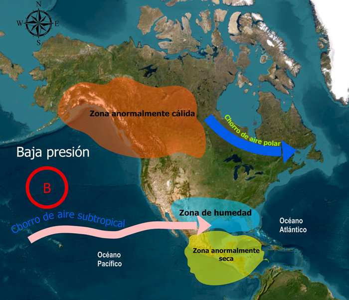 Interacciones invernales durante El Niño